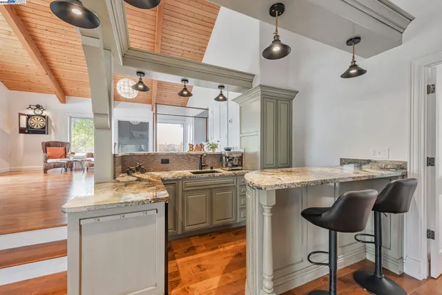 a view of a living room and a couch