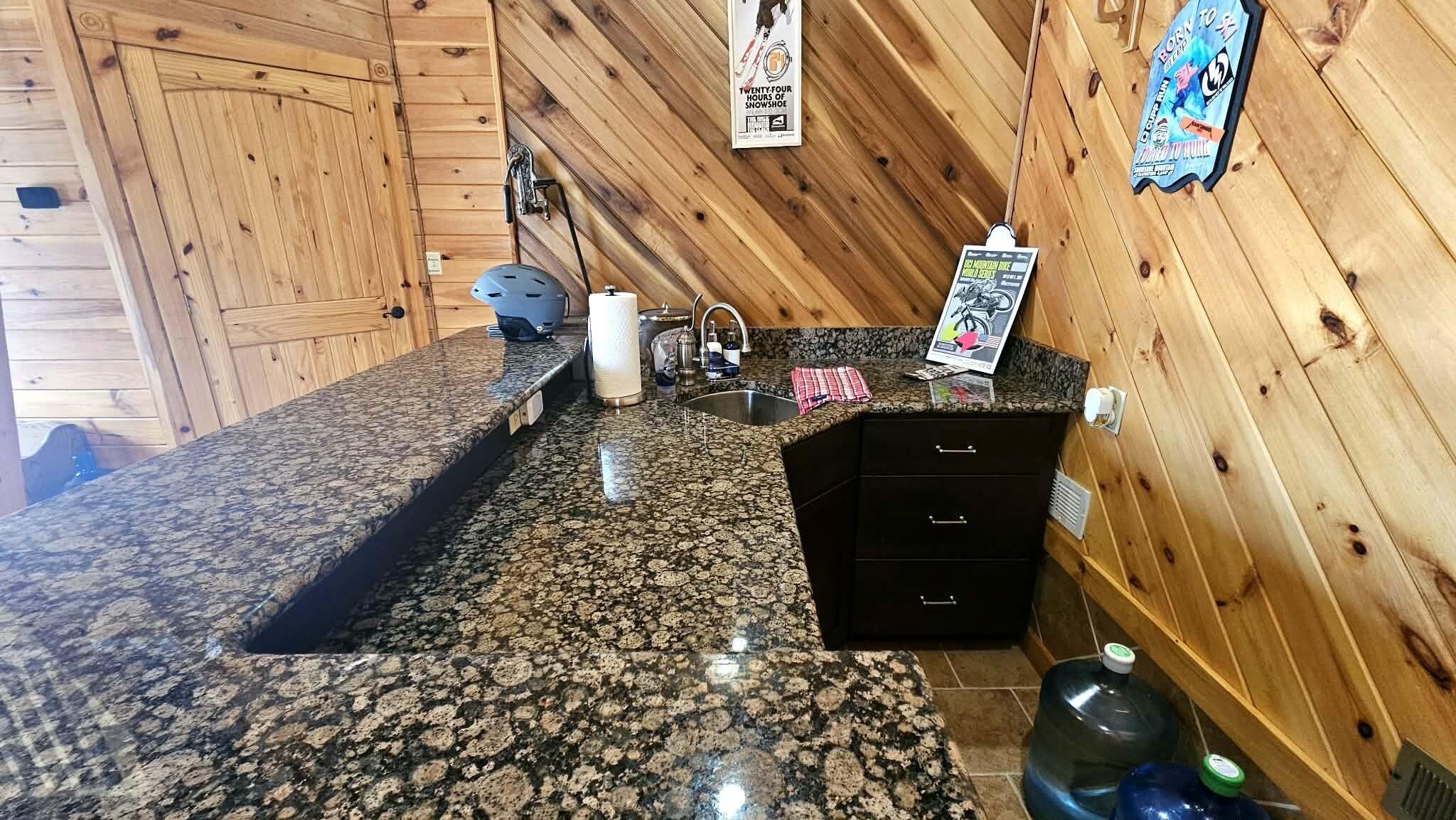 684 Headwaters Road Slatyfork, WV 26291 - Photo 12 of 69 Beautiful granite bar;