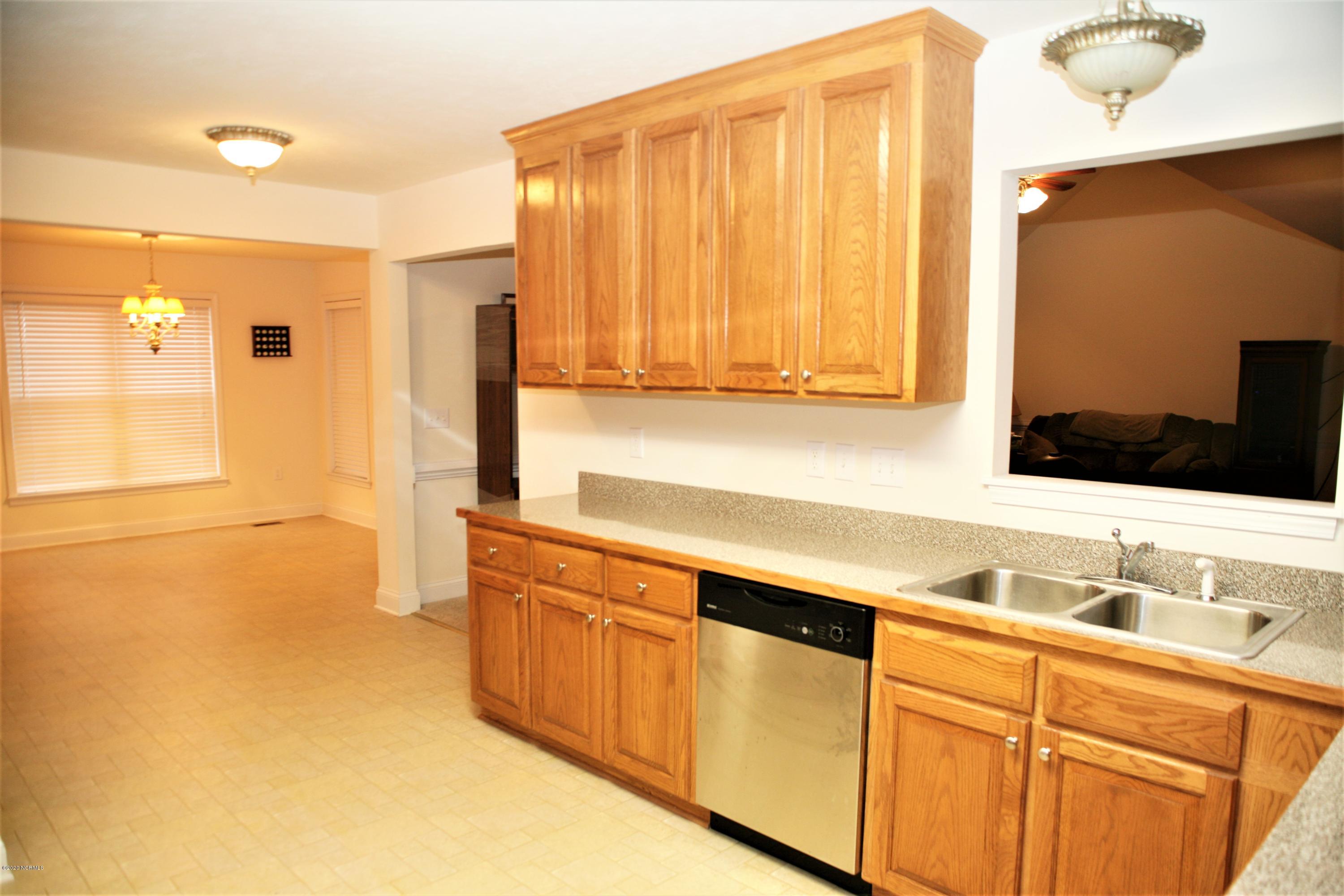 Kitchen with Opening to Family Room