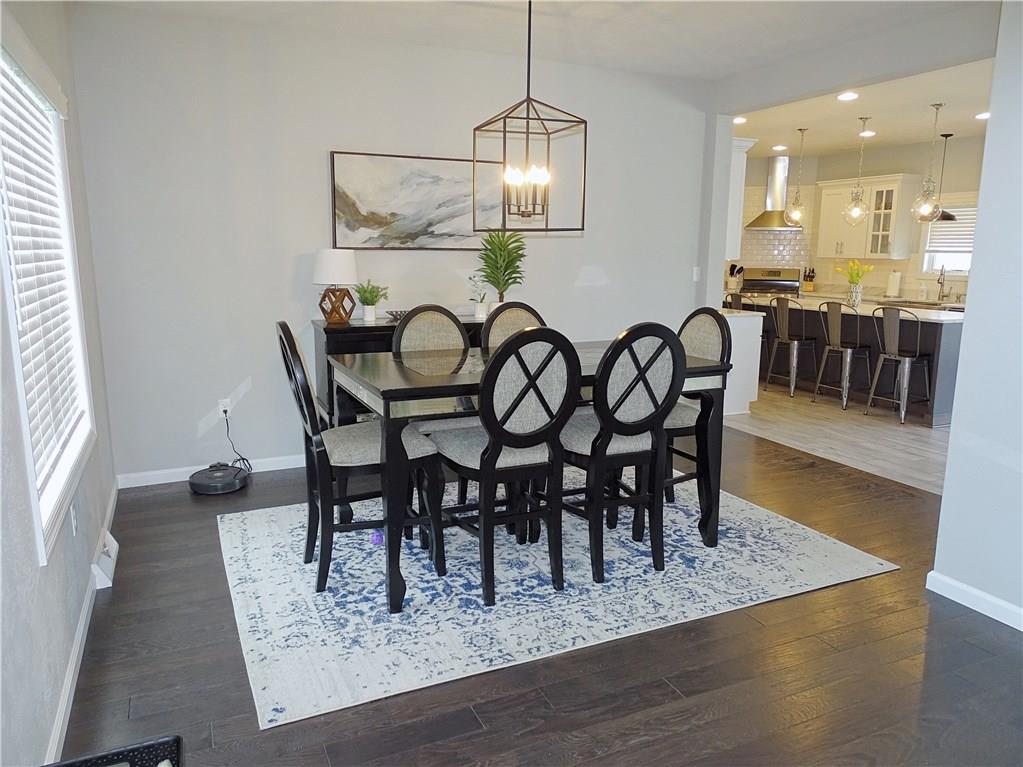 289 Durst Road Irwin, PA 15642 - Photo 11 of 25 DINING ROOM WITH HARDWOOD FLOORING