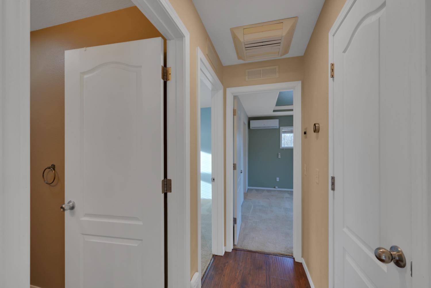 4485 Sites Lodoga Road Stonyford, CA 95979 - Photo 32 of 66 a view of a hallway with wooden floor
