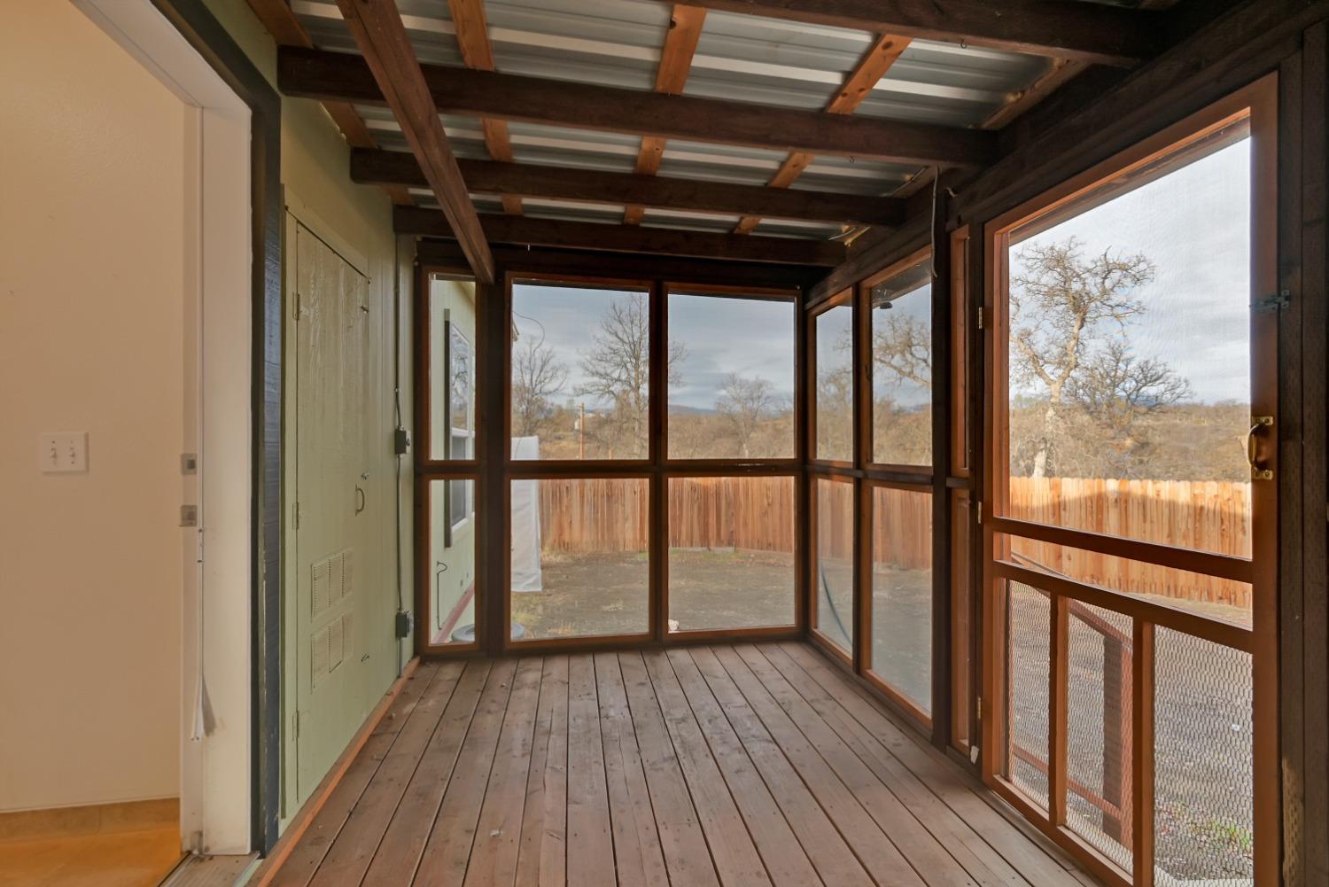 4485 Sites Lodoga Road Stonyford, CA 95979 - Photo 34 of 66 a view of empty room with wooden floor