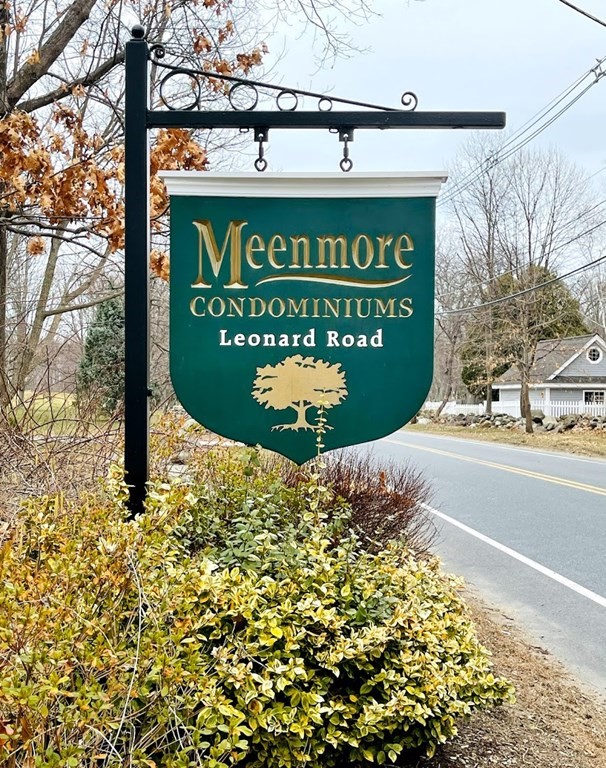 63 Leonard Road, Unit 63 Boxborough, MA 01719 - Photo 1 of 17 a sign broad on the side of a road
