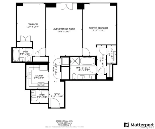 $5,450 | 10 City Place, Unit 28F, White Plains, NY 10601
