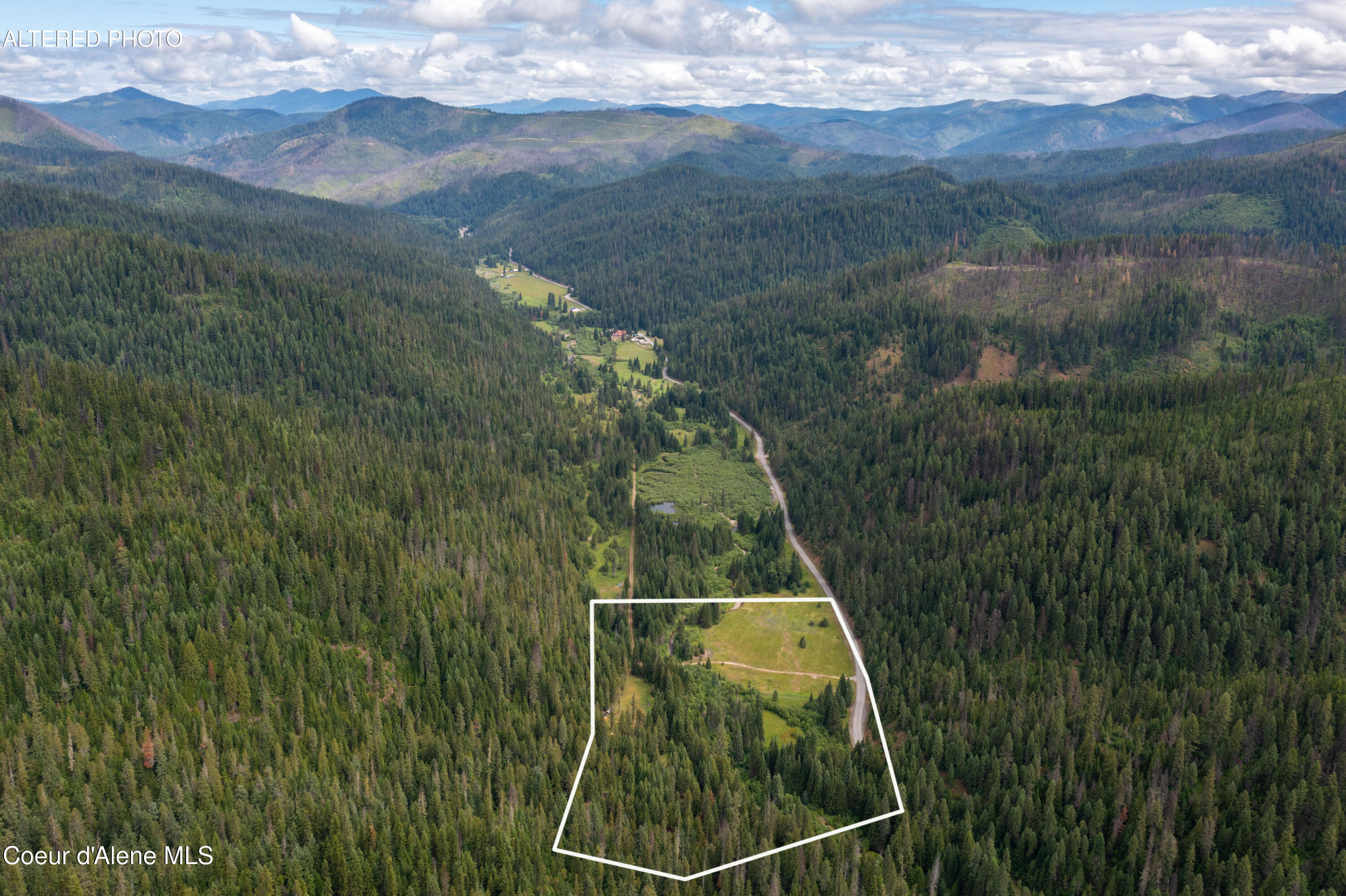 Nna Beaver Creek Road Wallace, ID 83873 - Photo 2 of 38 outline map aerial pic