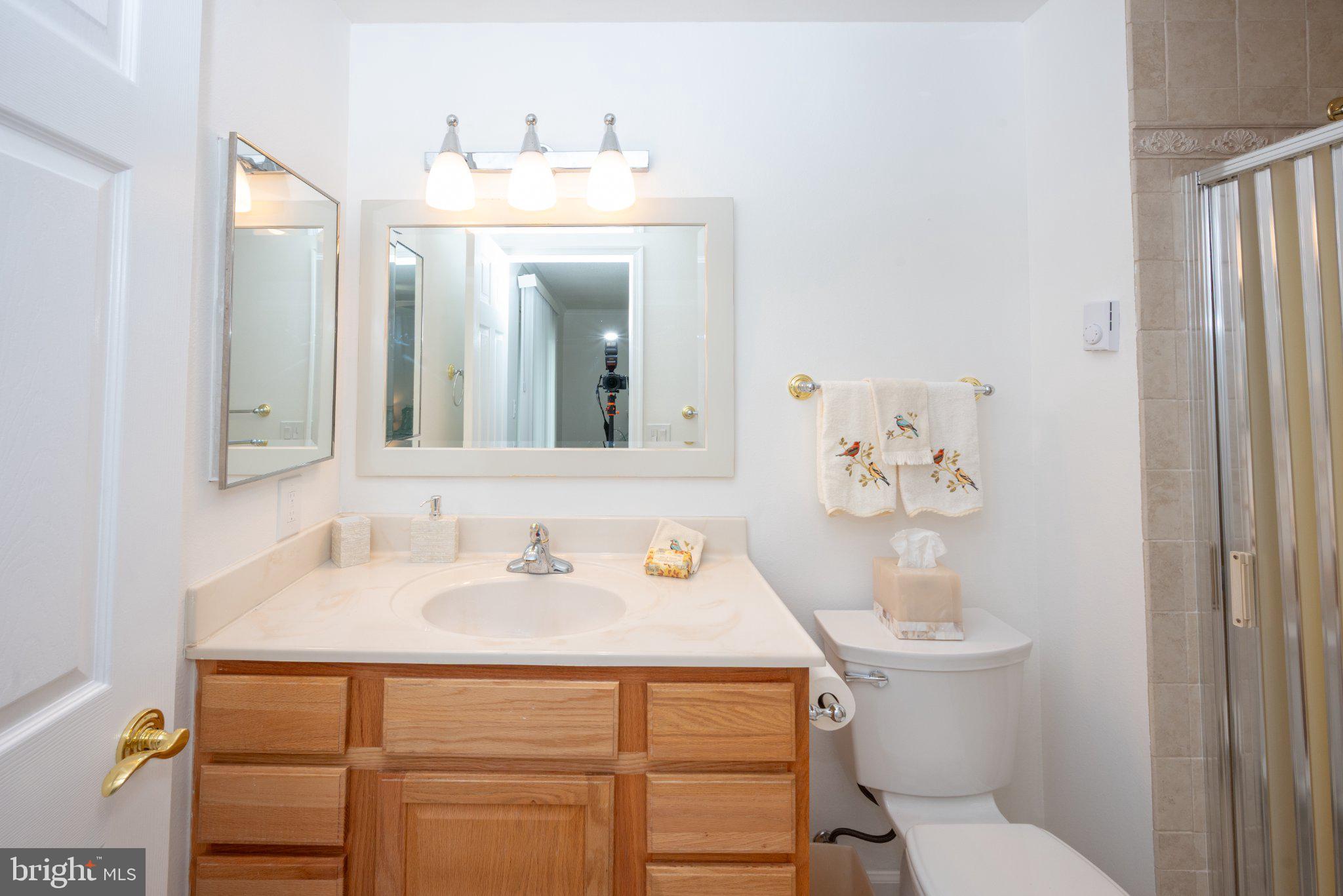 15400 Short Ridge Court, Unit 42A Silver Spring, MD 20906 - Photo 13 of 34 Primary Ensuite Bathroom with Upgraded Shower.