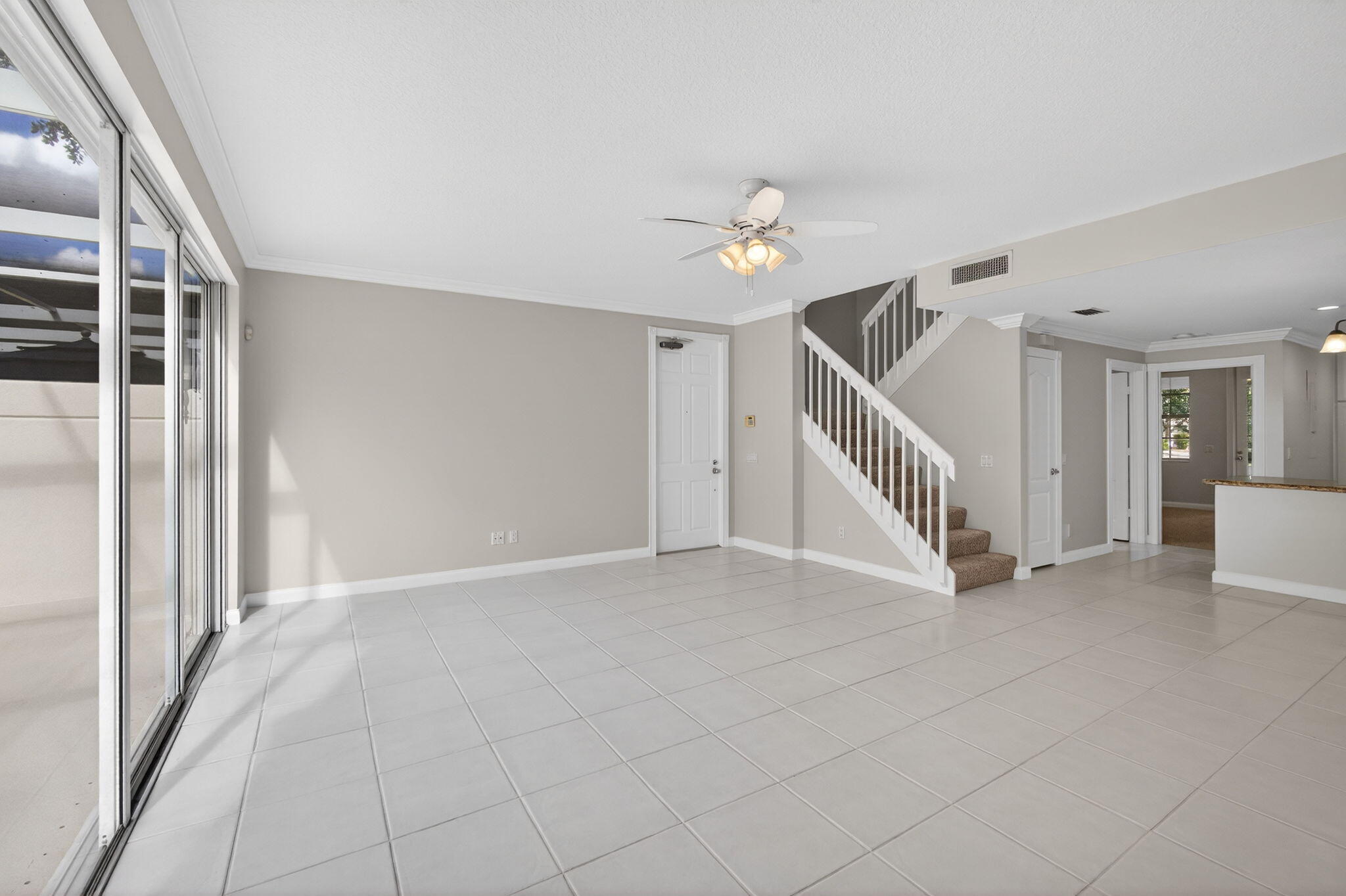 4118 Parkside Drive Jupiter, FL 33458 - Photo 22 of 73 a view of a livingroom with a staircase