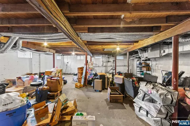 a view of storage and utility room