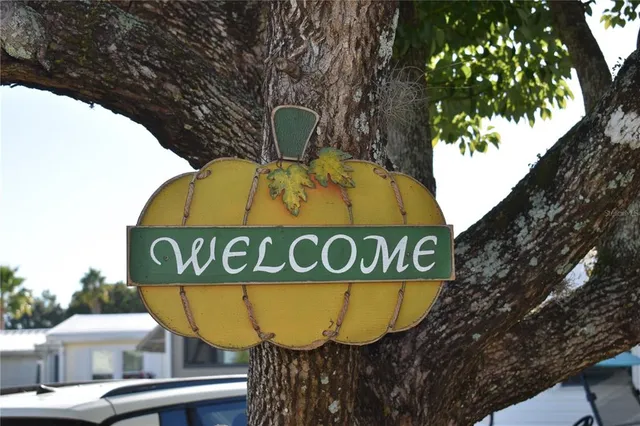 a sign that is on a pole