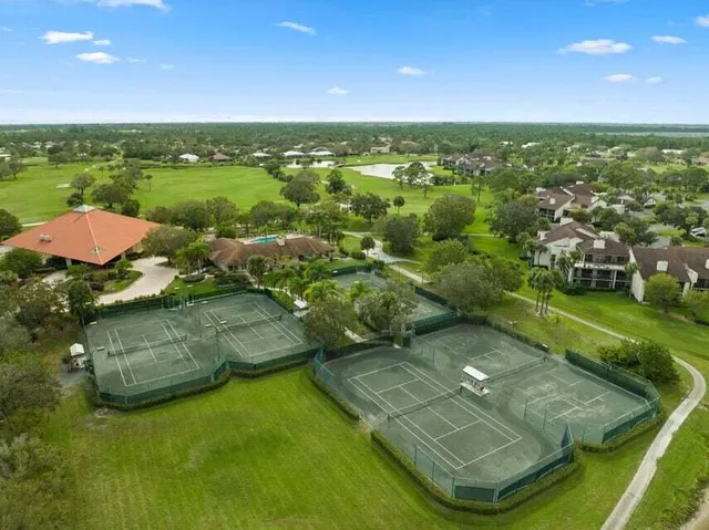 a view of a building with a street