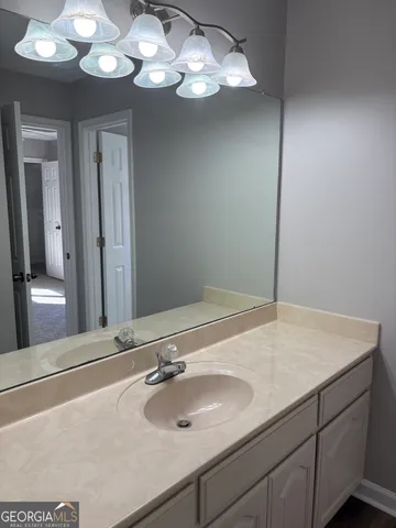 a view of a building with trees