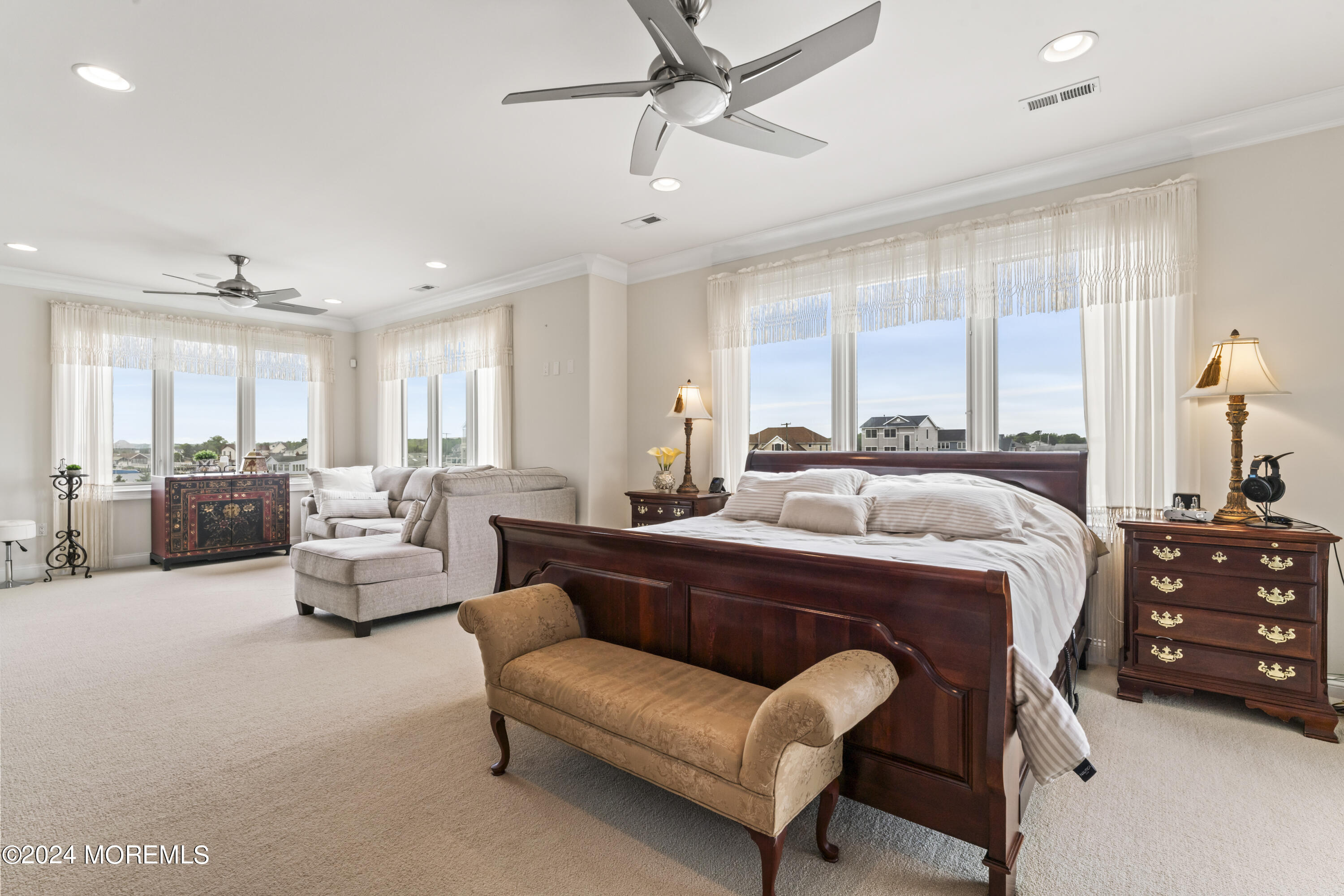 113 Stillwater Road Barnegat, NJ 08005 - Photo 23 of 61 a bed room with furniture and a large window