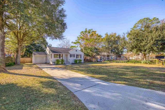 a view of a house with a swimming pool