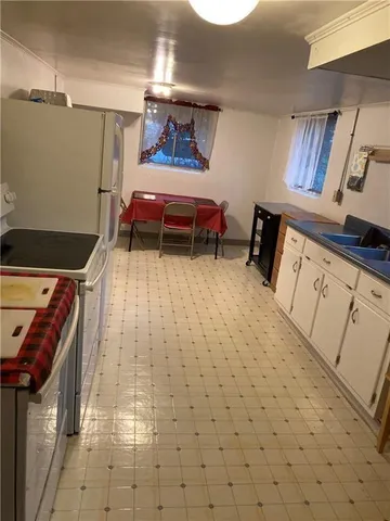 a room with furniture