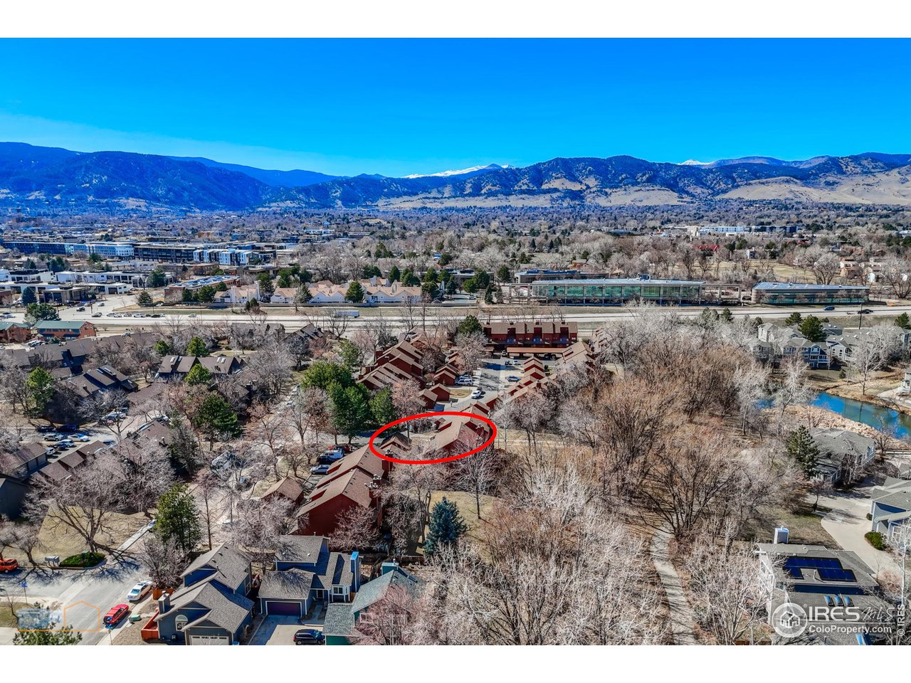 3104 Bell Drive Boulder, CO 80301 - Photo 23 of 40 a view of a city with mountains in the background