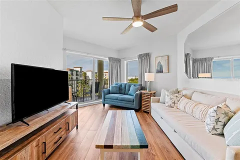 a view of a couch in a bedroom