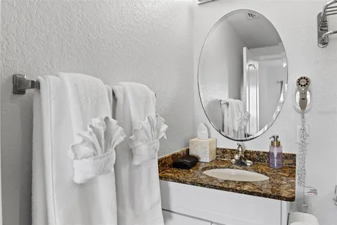 a view of outdoor space with sign board