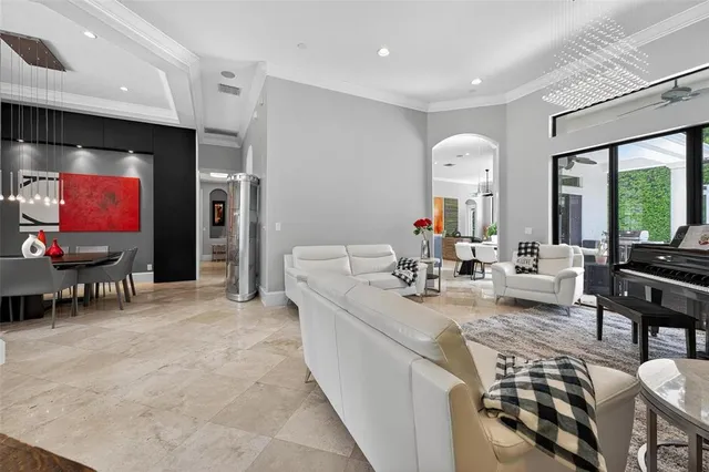 a bedroom with bed and wooden floor