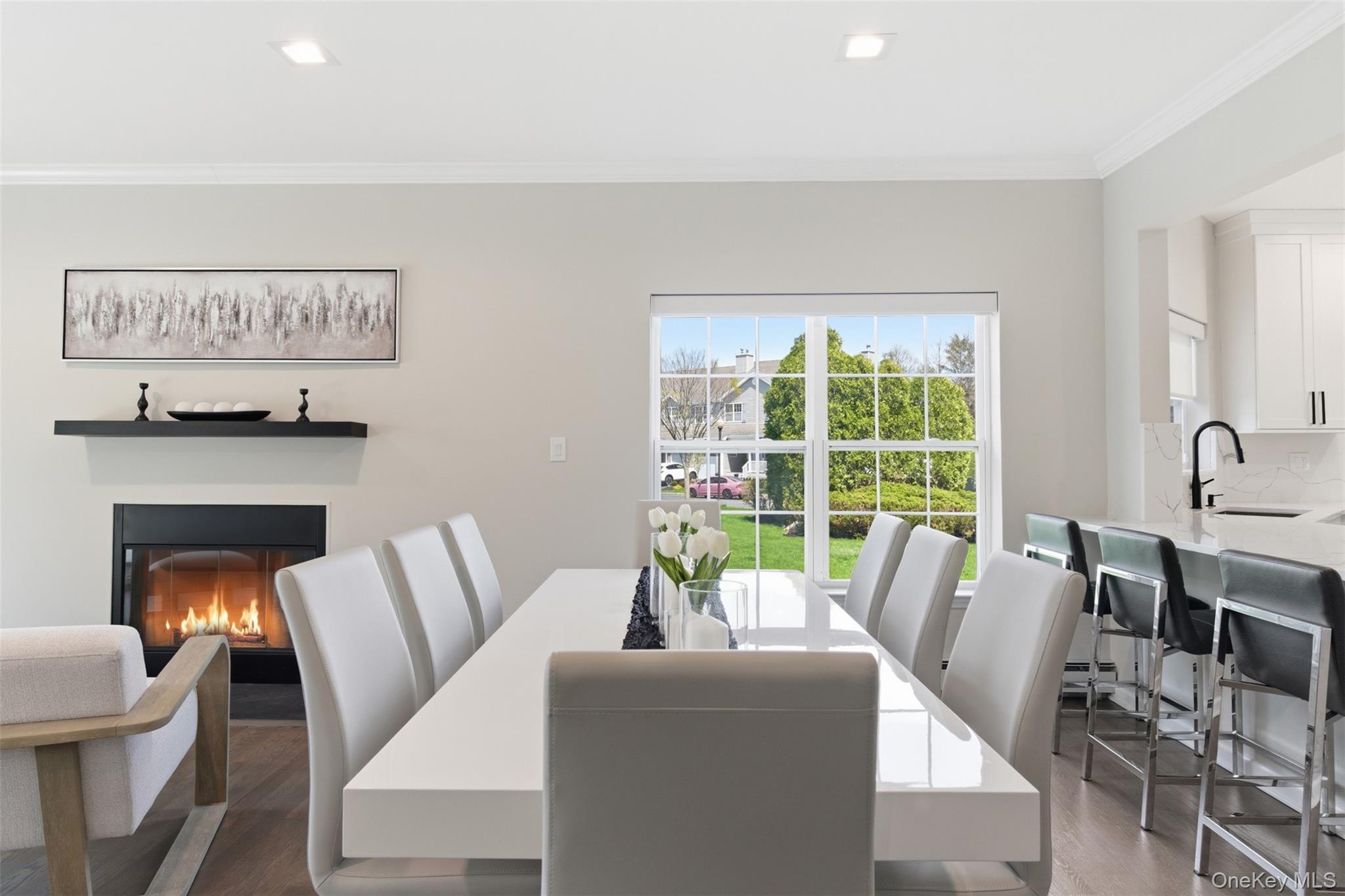 159 Rivendell Court Melville, NY 11747 - Photo 13 of 38 a living room with furniture and a fireplace
