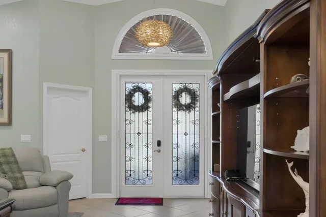 a view of livingroom with furniture and a window