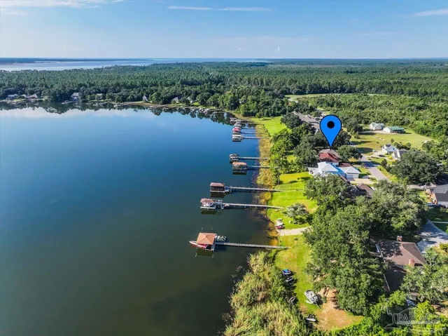 a view of a and swimming pool