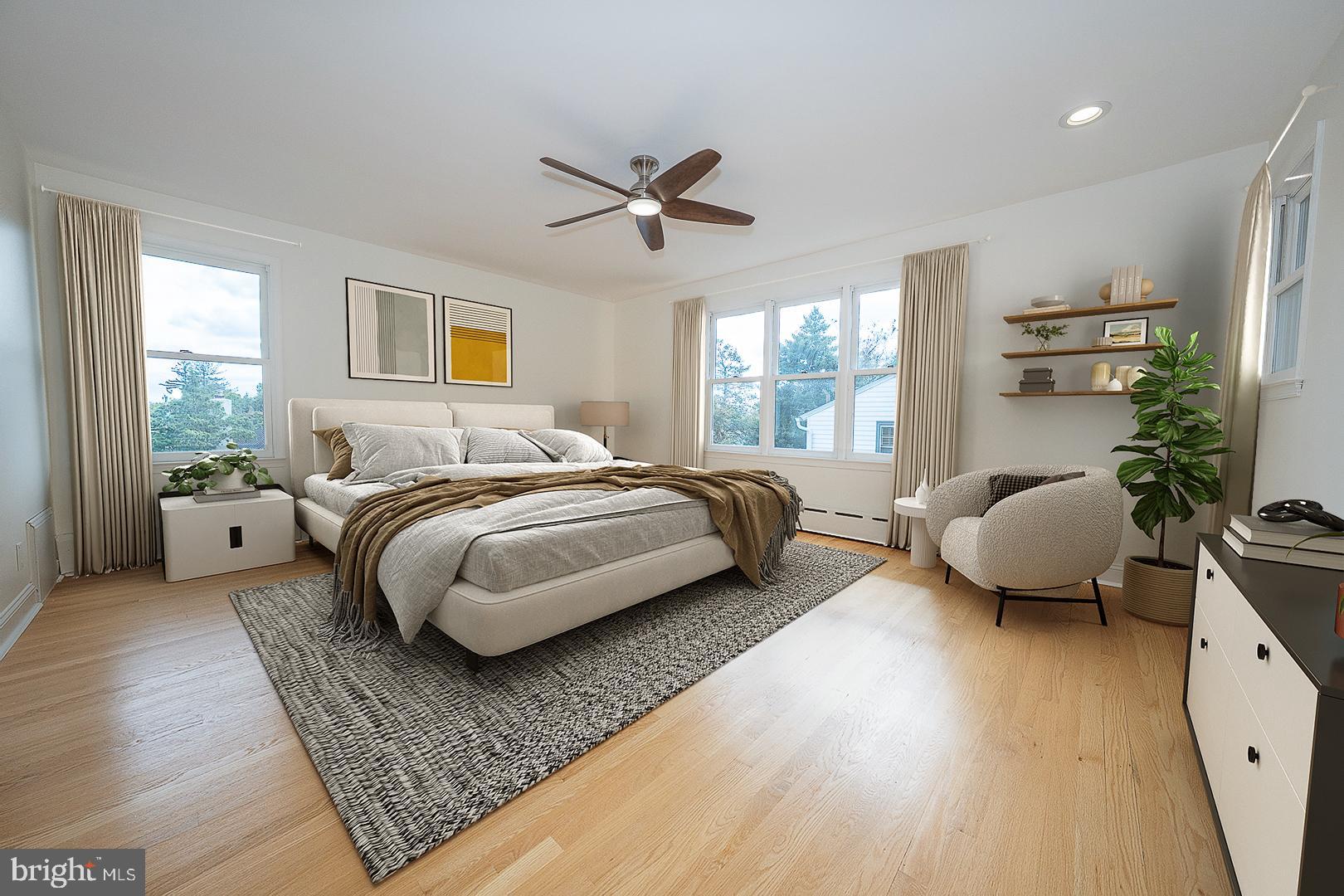208 Barrie Road Narberth, PA 19072 - Photo 12 of 26 Virtually Staged Primary Bedroom