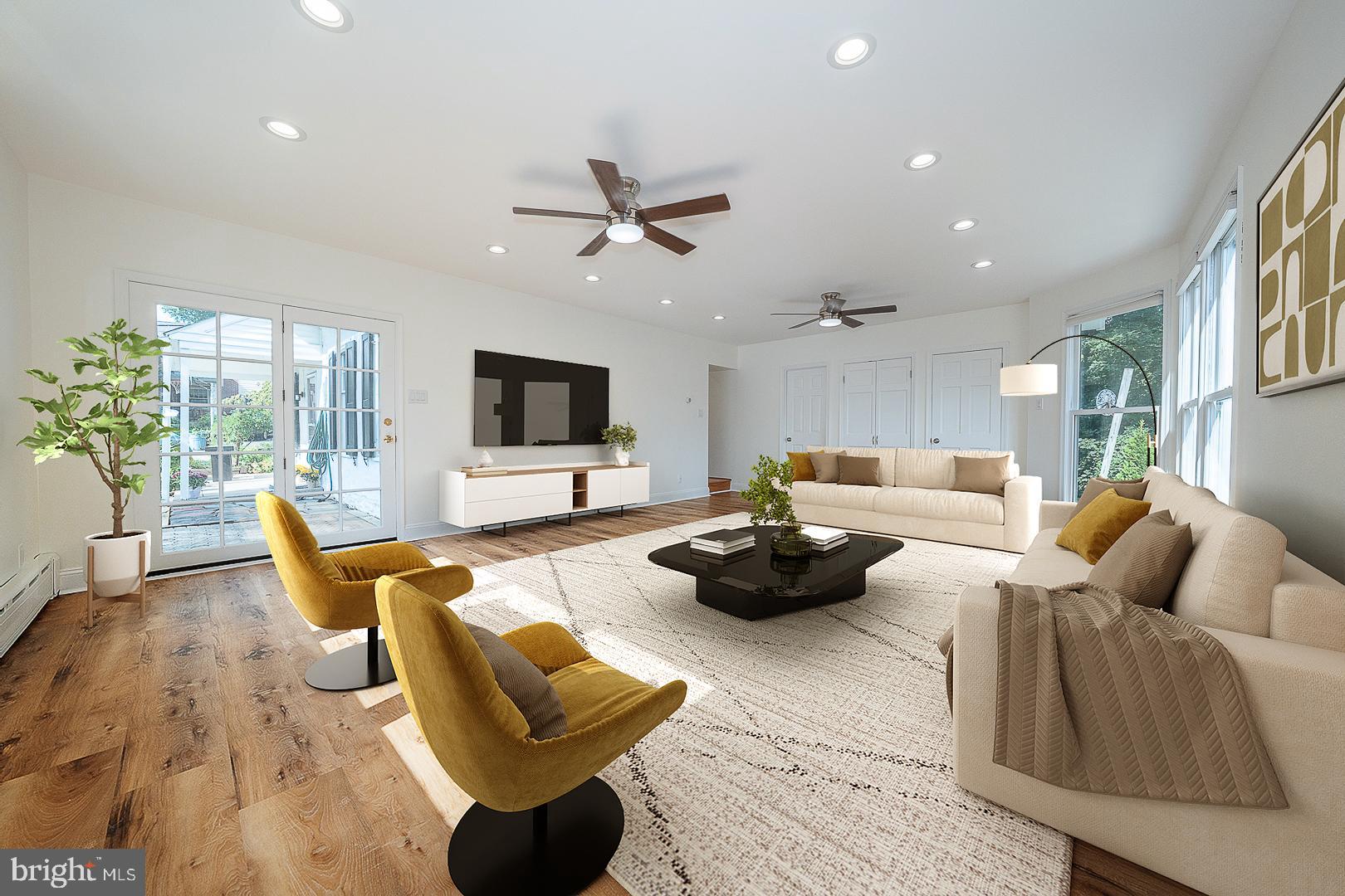 208 Barrie Road Narberth, PA 19072 - Photo 8 of 26 Virtually Staged Family Room