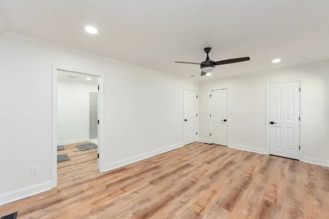 wooden floor in an empty room