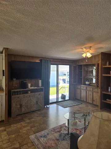 a view of a kitchen counter top space