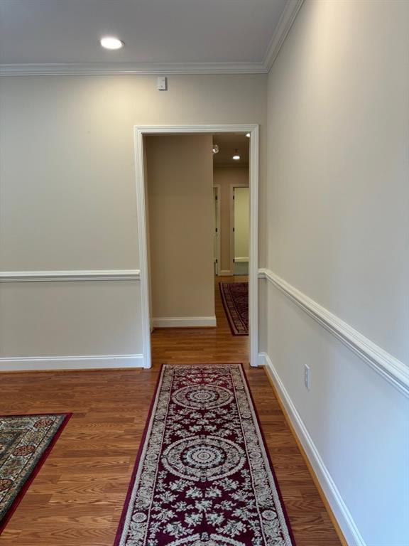 122 Prospect Place Alpharetta, GA 30005 - Photo 4 of 9 wooden floor with white walls