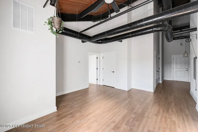 a view of an empty room