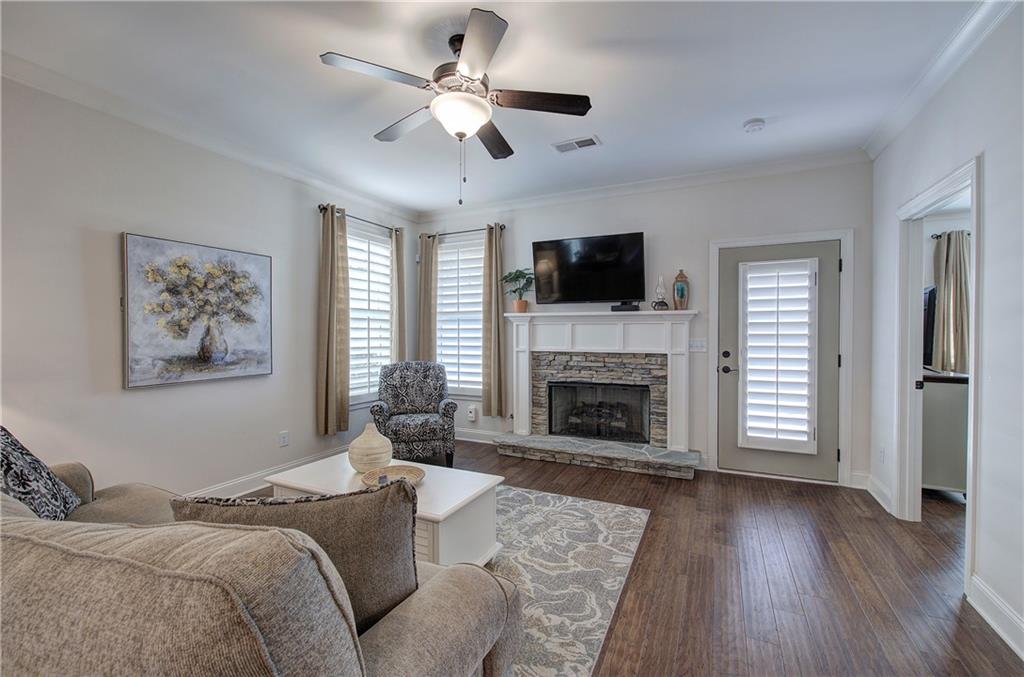 6 Encore Lane Cartersville, GA 30120 - Photo 8 of 33 a living room with furniture fireplace and flat screen tv