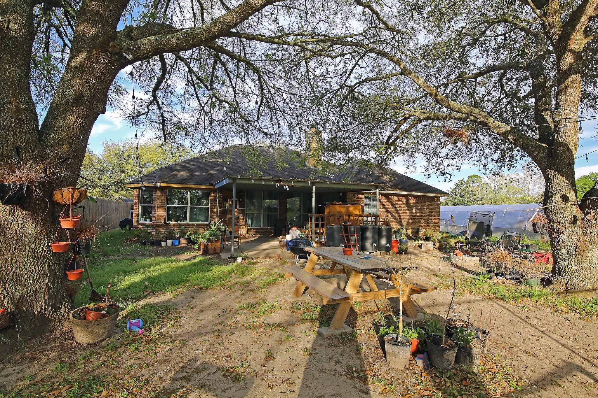 907 Riverside Drive Alvin, TX 77511 - Photo 31 of 31 Backyard looking towards the house!