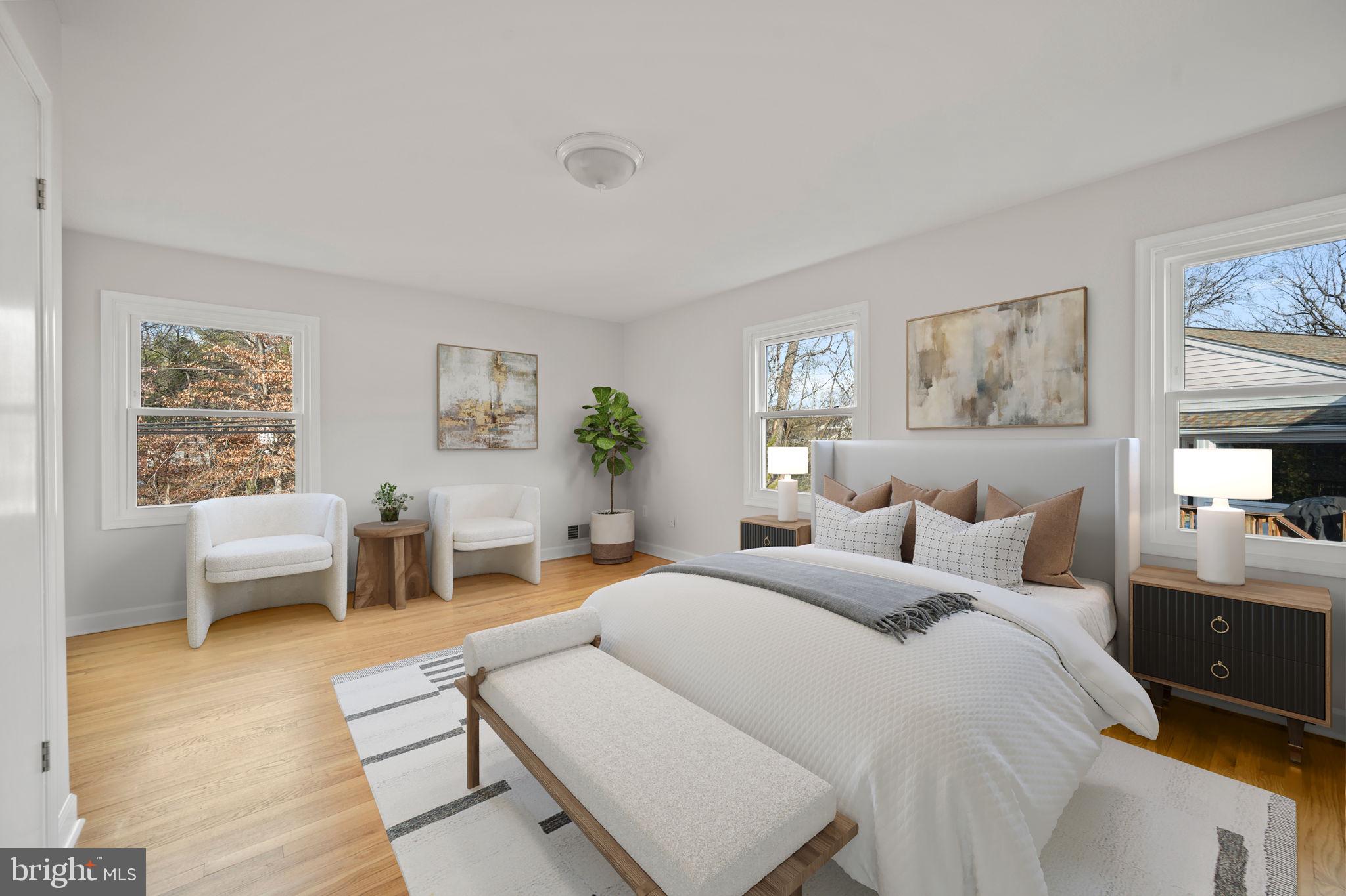 8604 Imperial Drive Laurel, MD 20708 - Photo 15 of 50 Primary bedroom staged