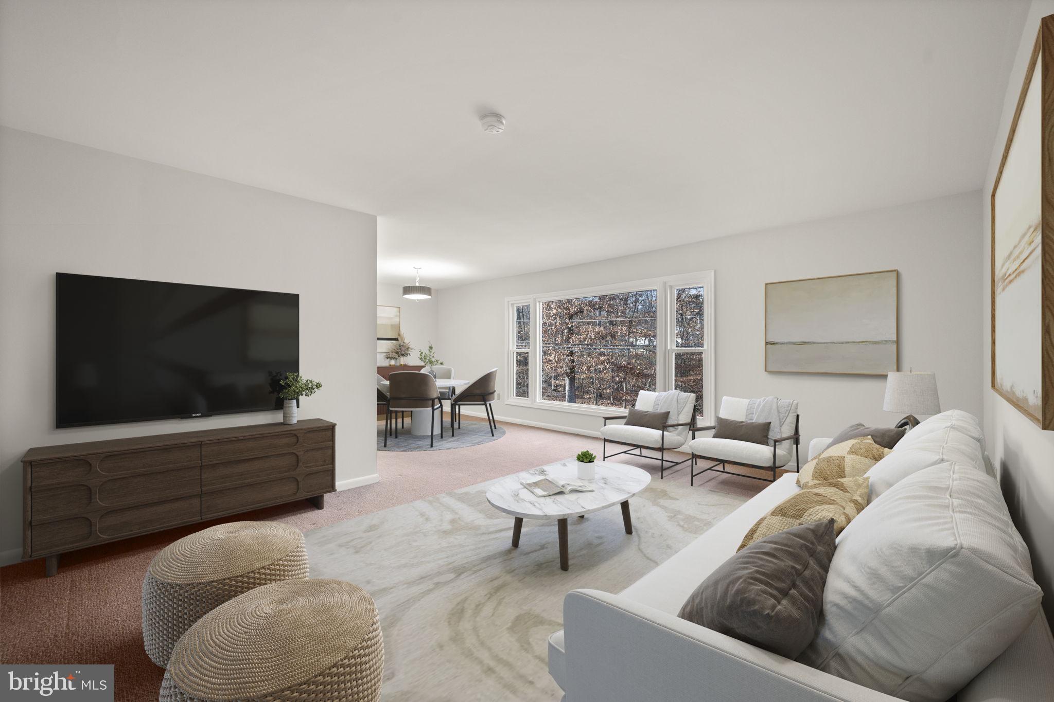 8604 Imperial Drive Laurel, MD 20708 - Photo 2 of 50 Living and Dining staged