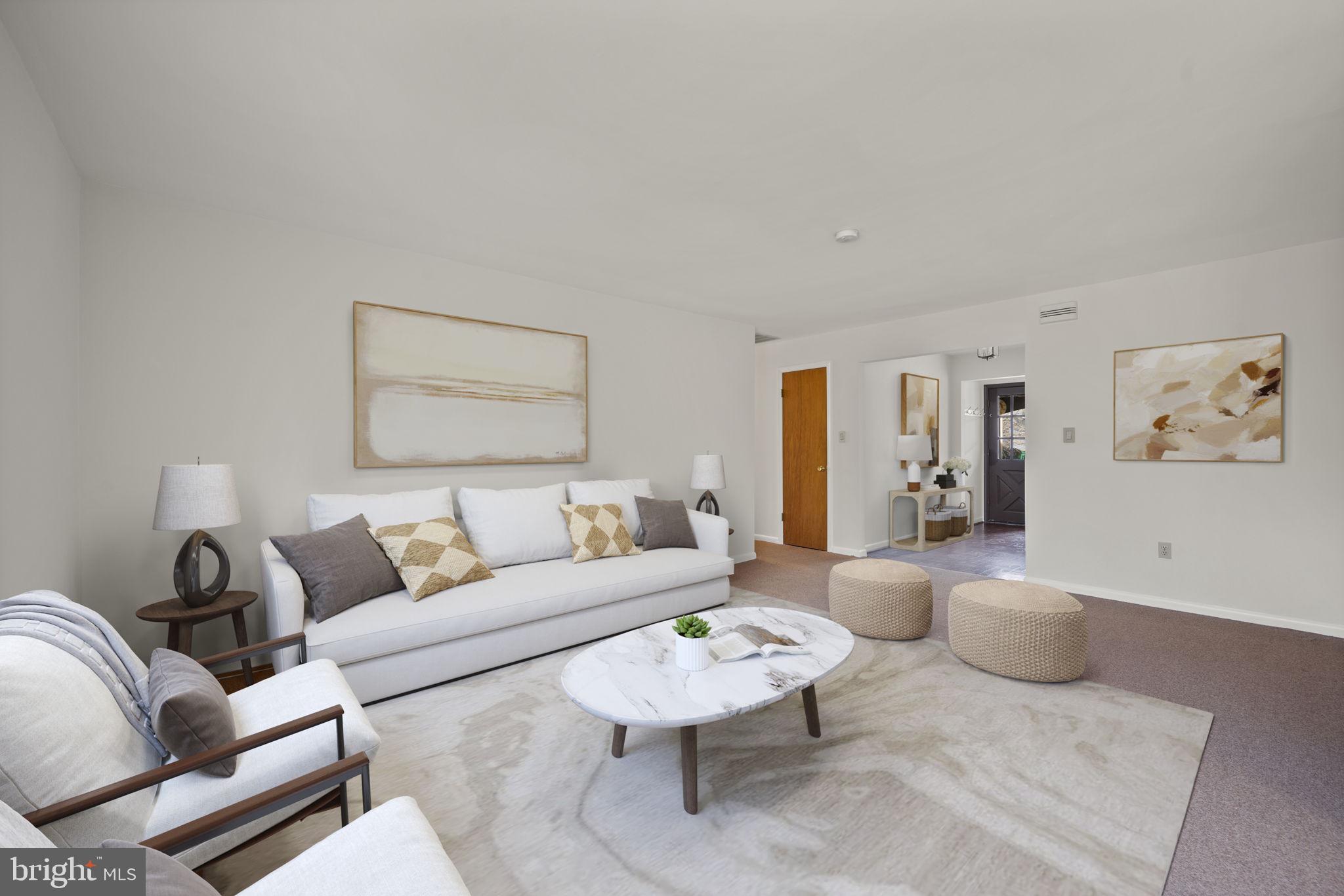 8604 Imperial Drive Laurel, MD 20708 - Photo 4 of 50 Living staged