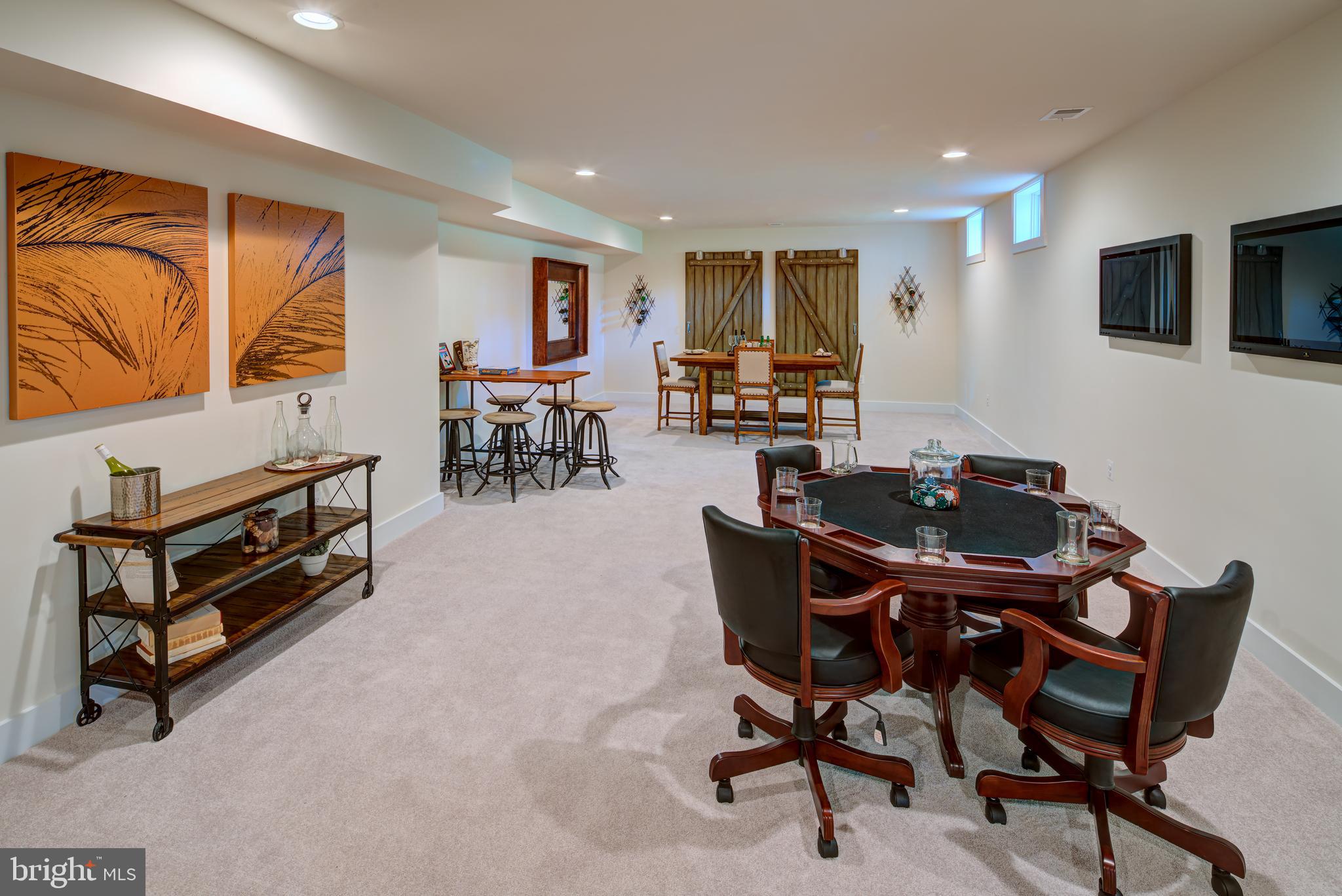 3283 Fox Mill Road, Unit 23B Oakton, VA 22124 - Photo 16 of 21 Basement Game Room(previous model)