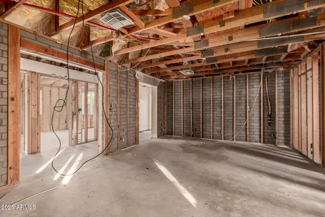 a view of a backyard of a house