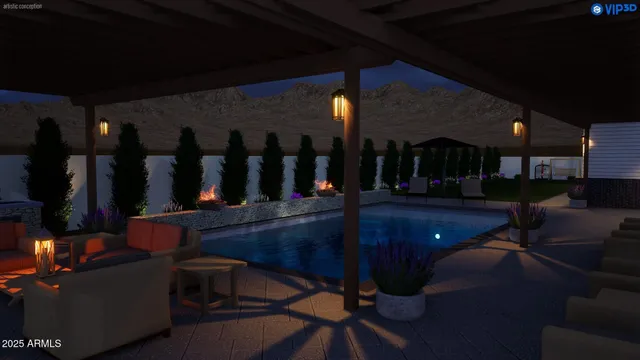 a aerial view of a house