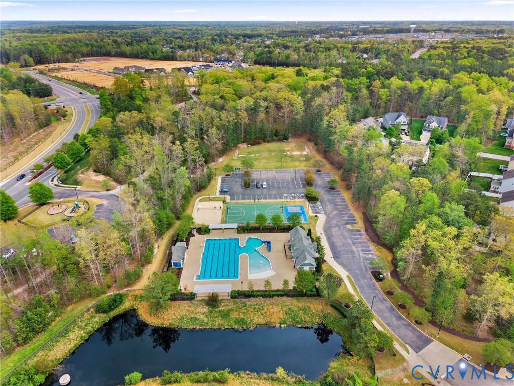 7036 Heartleaf Lane Moseley, VA 23120 - Photo 26 of 28 an aerial view of residential houses with outdoor space