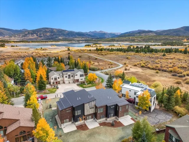 a view of a city with an ocean