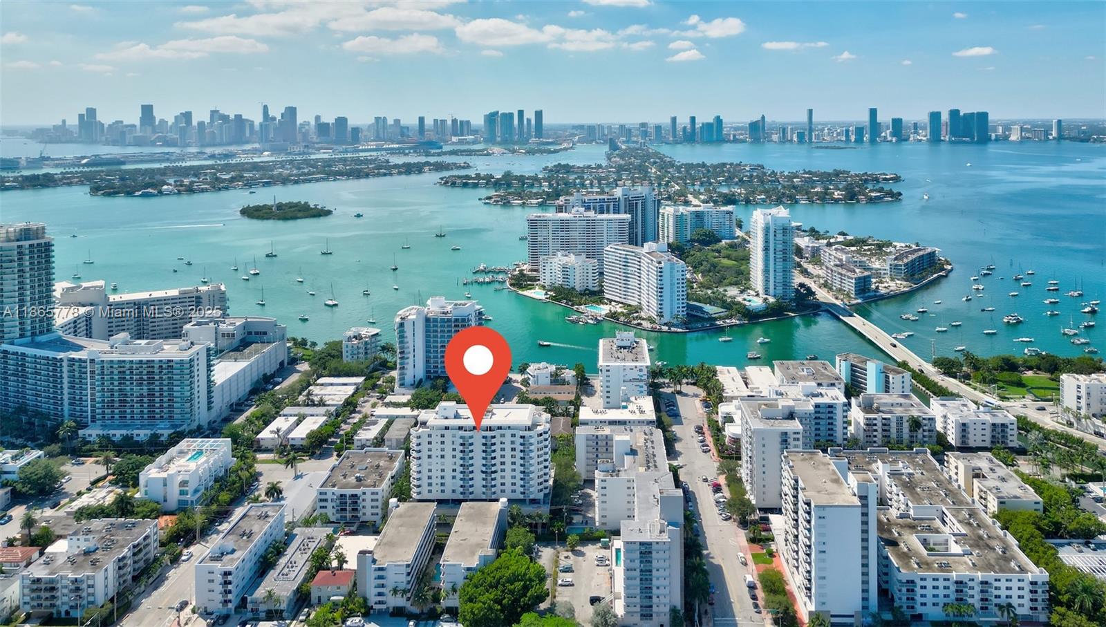 1621 Bay Road, Unit 506 Miami Beach, FL 33139 - Photo 22 of 26 a view of city