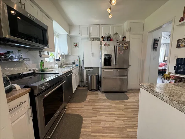 a room with storage and utility