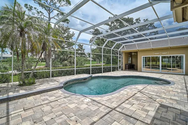 a view of a backyard with a backyard