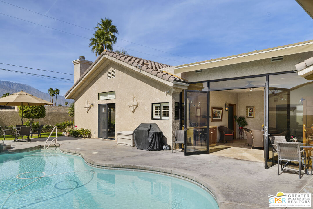 35127 Plumley Road Cathedral City, CA 92234 - Photo 32 of 32 a view of a house with patio