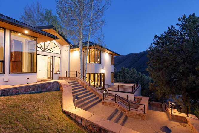 571 Booth Lane Basalt, CO 81621 - Photo 2 of 58 a backyard of a house with seating space