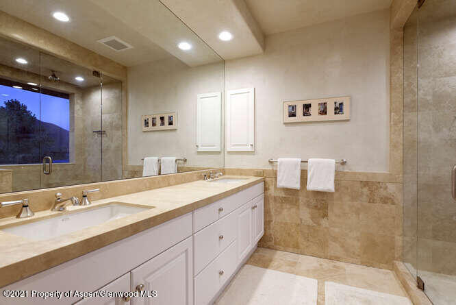 571 Booth Lane Basalt, CO 81621 - Photo 41 of 58 a spacious bathroom with a double vanity sink mirror and