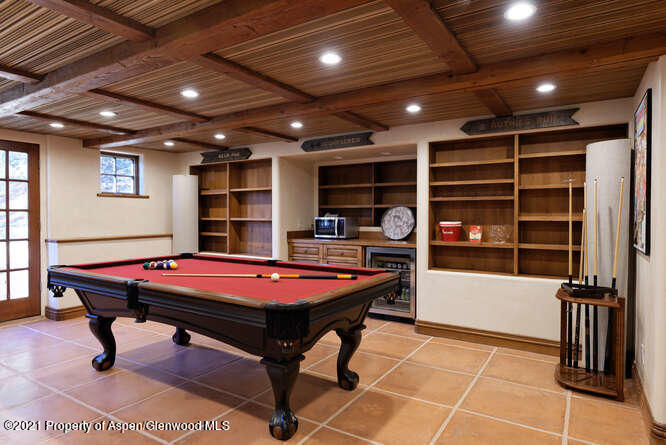 571 Booth Lane Basalt, CO 81621 - Photo 52 of 58 a room with table table tennis pool table and a window