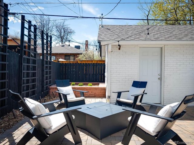 a outdoor space with patio