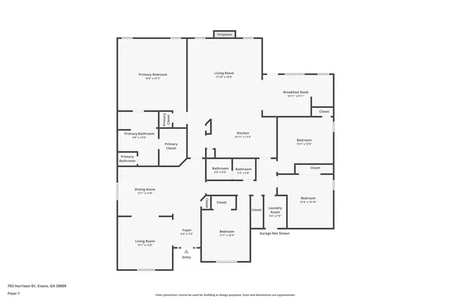 $415,000 | 703 Harrison Drive, Evans, GA 30809